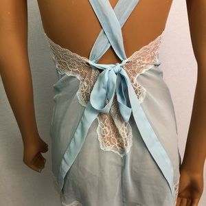Adore Me Intimates & Sleepwear - Adore Me Light blue lace babydoll Sz M Adore Me Intimates & Sleepwear - Adore Me Light blue lace babydoll Sz M